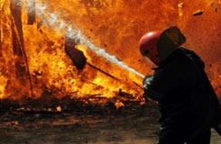 Кузбасские полицейские огня не испугались